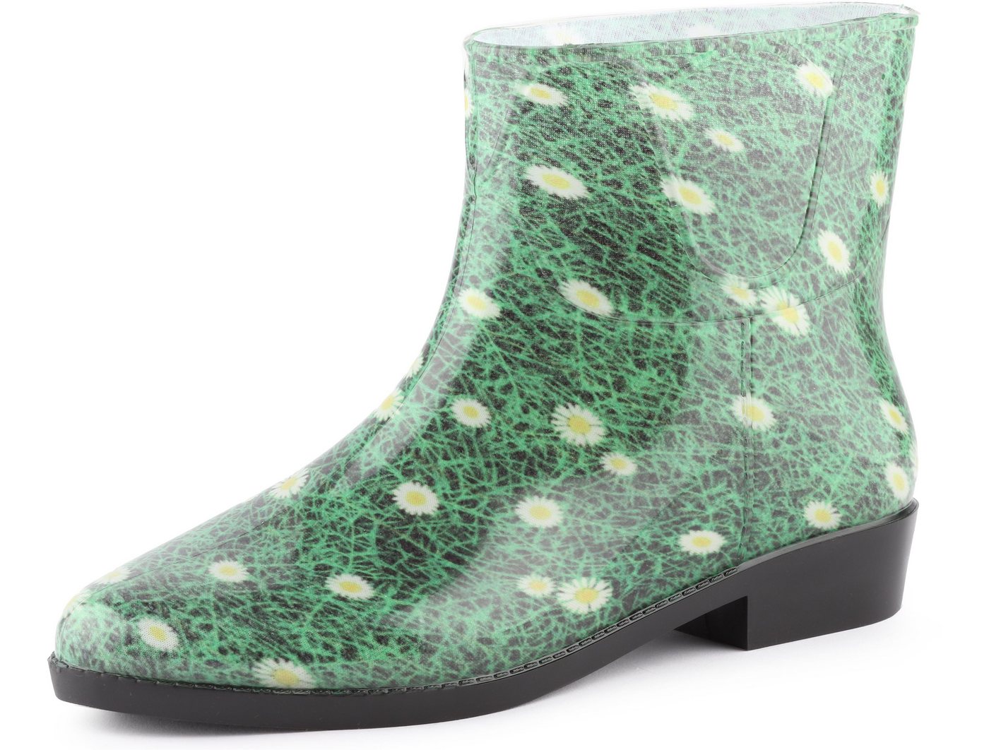 Ladeheid Regenstiefelette Damen LAZT201802 Gummistiefel für Frauen kurz und komfortabel