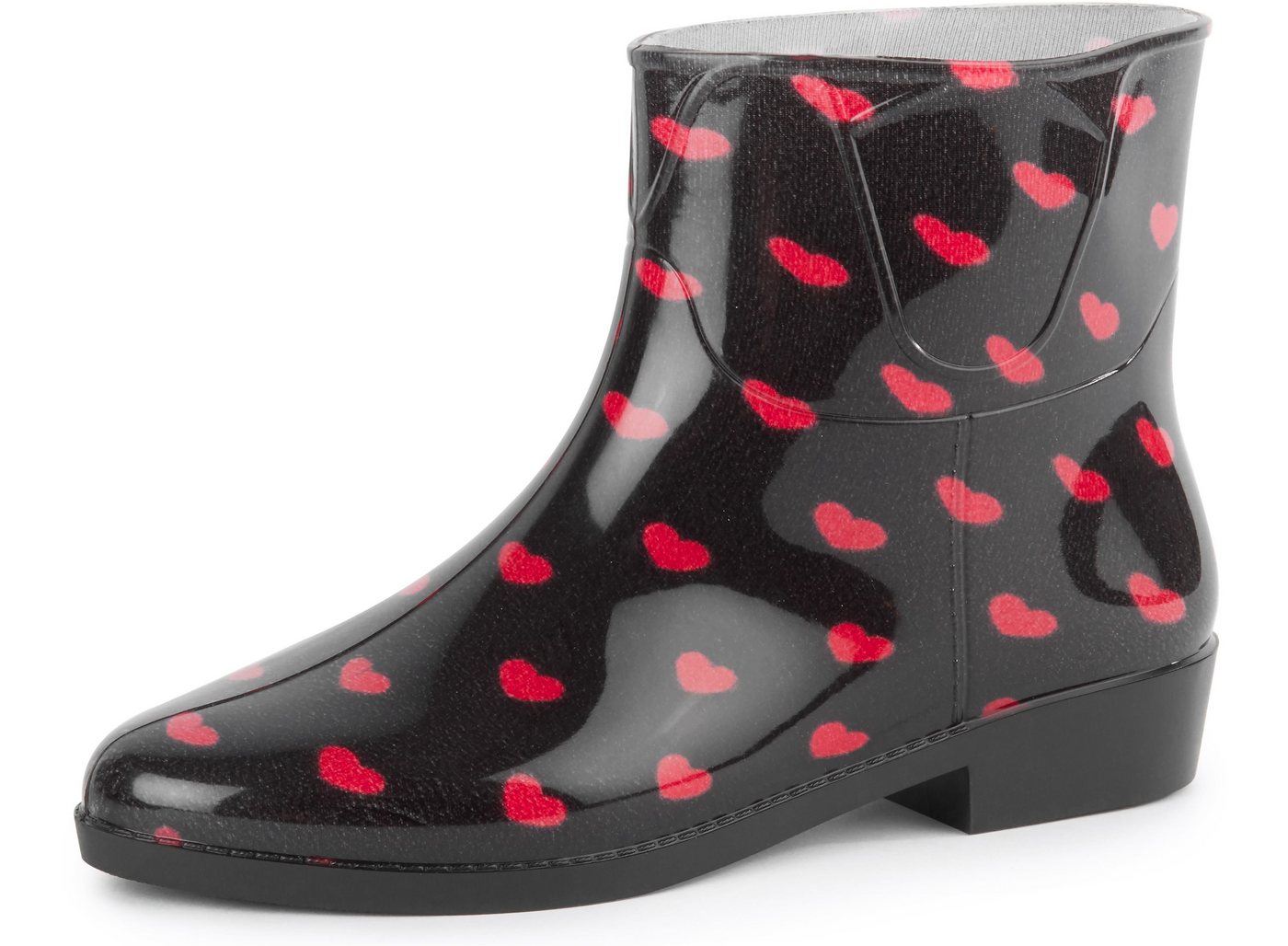 Ladeheid Regenstiefelette Damen LAZT201802 Gummistiefel für Frauen kurz und komfortabel