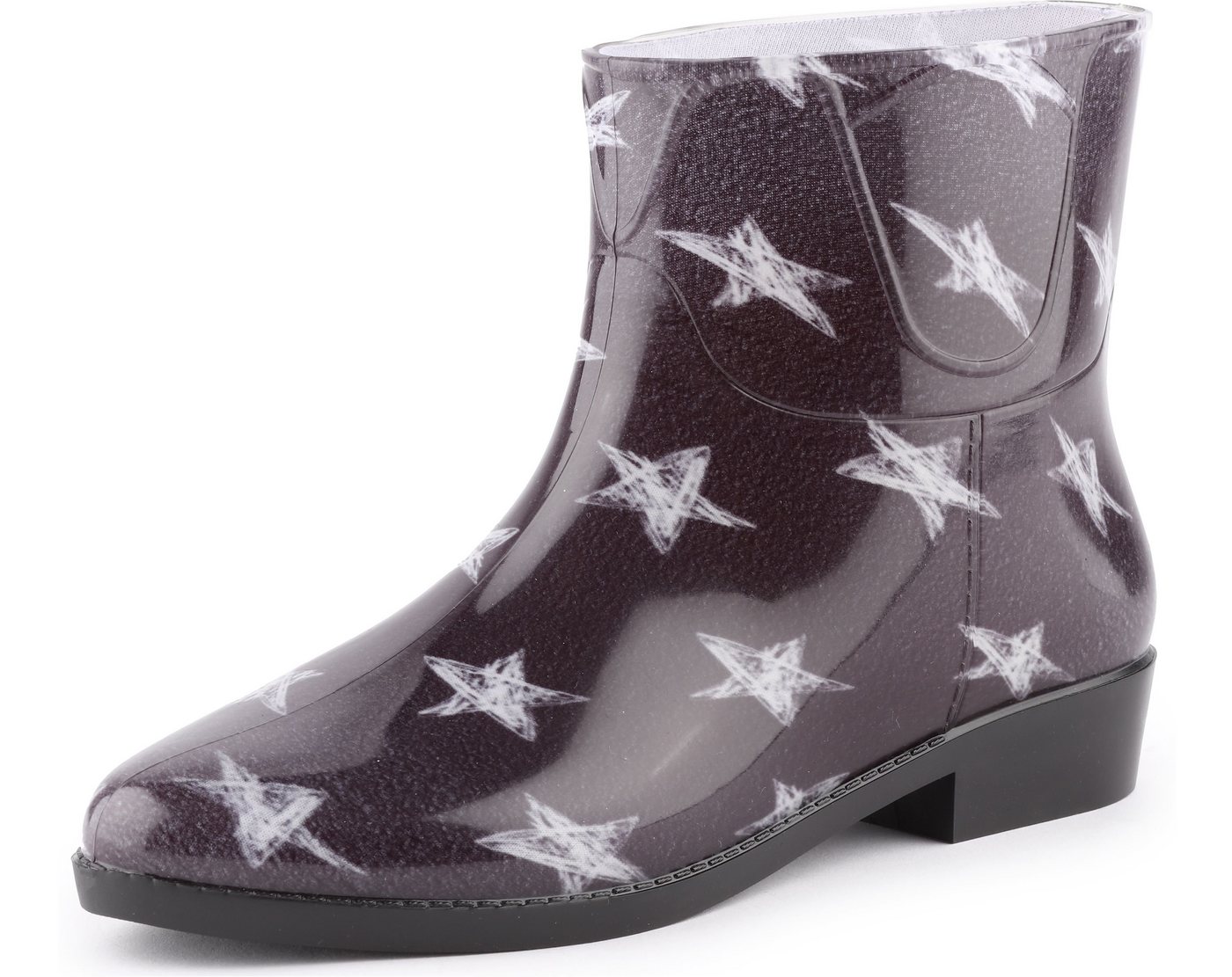 Ladeheid Regenstiefelette Damen LAZT201802 Gummistiefel für Frauen kurz und komfortabel