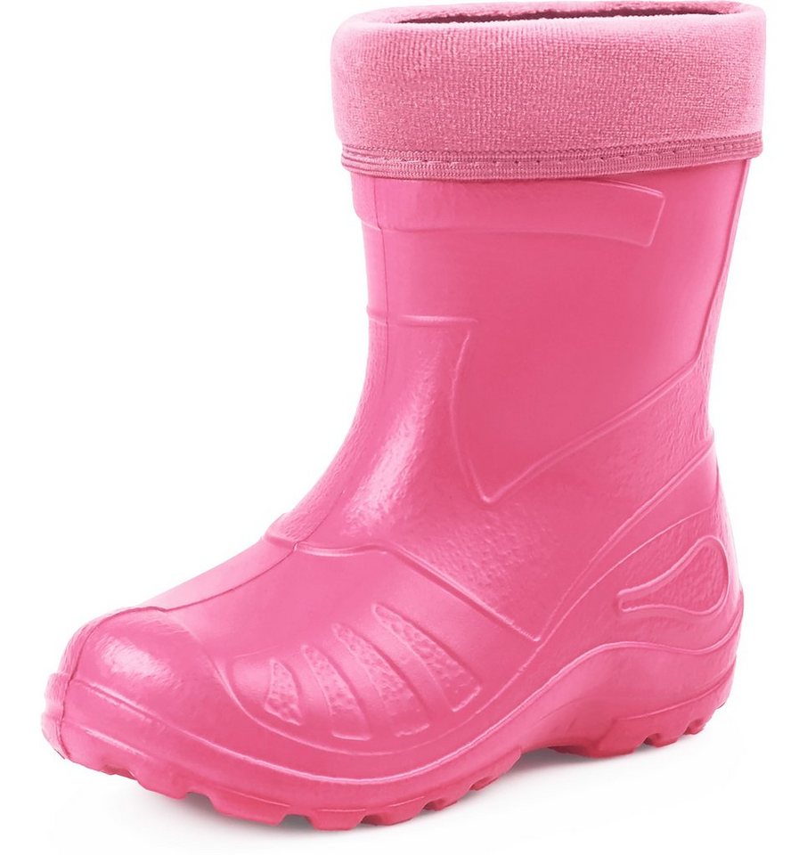 Ladeheid Thermo Regenstiefel KL050 Gummistiefel Kinder gefüttert bequem und leicht