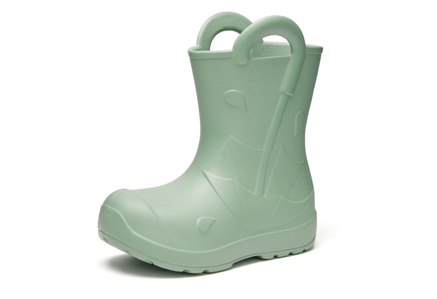 Ladeheid x Camminare Kinder aus leichtem EVA wasserdicht mit Design LA-CA-20 Gummistiefel (grün)