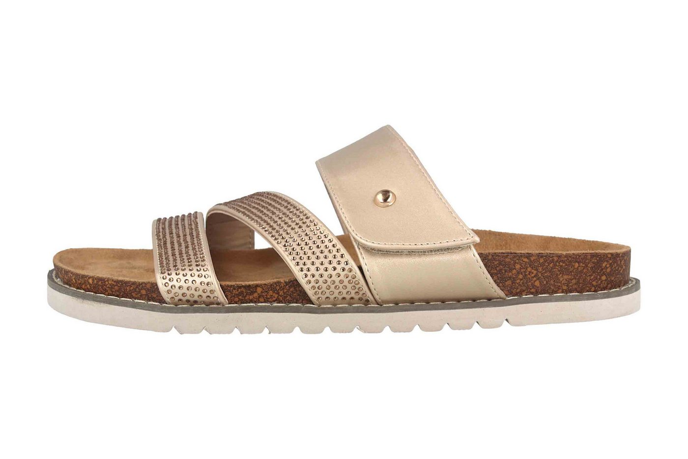 LadyPepp 2TT1050702 Gold Velcro Pantolette