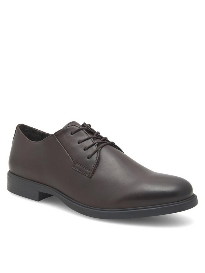 Lanetti Halbschuhe Herren DURAIN-19S MI08 Braun Schnürboots