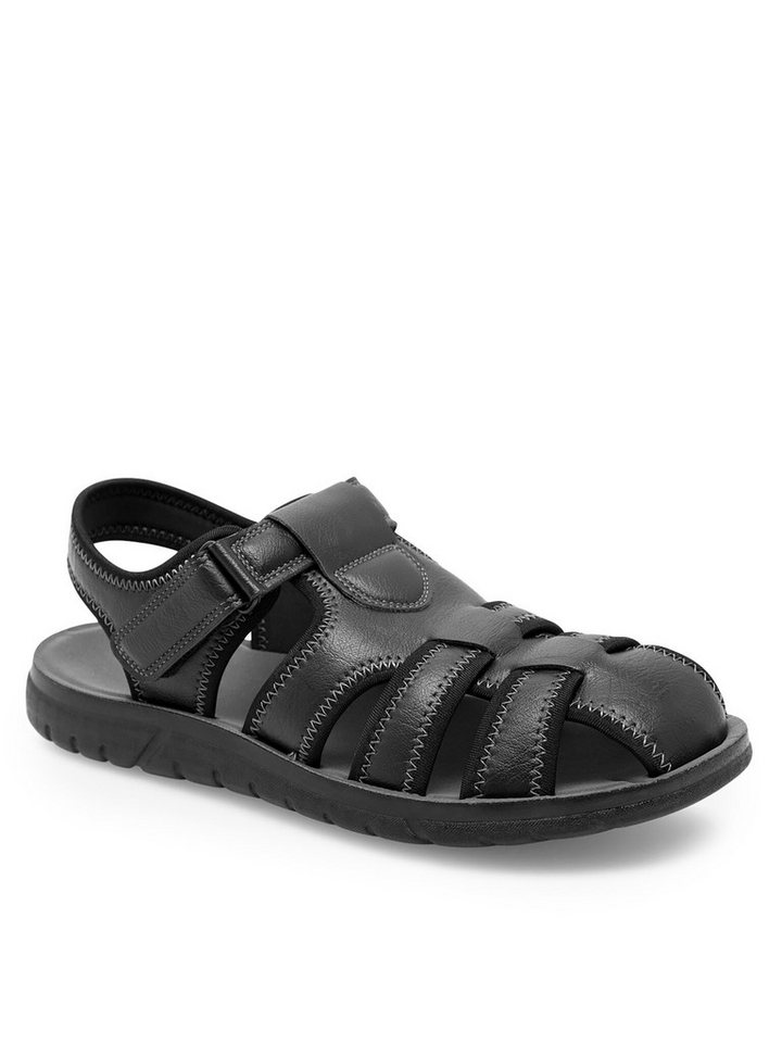 Lanetti Sandalen Herren MSS20514-13 Schwarz Sandale