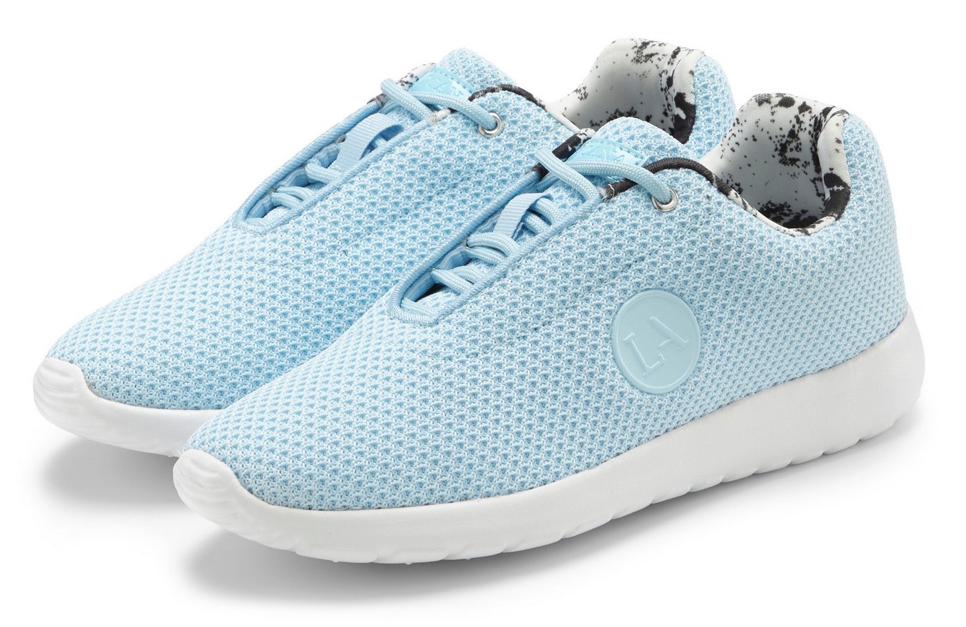 LASCANA ACTIVE Halbschuh, Turnschuhe, Sneaker mit atmungsaktivem Mesh-Obermaterial, herausnehmbare Innensohle (blau)