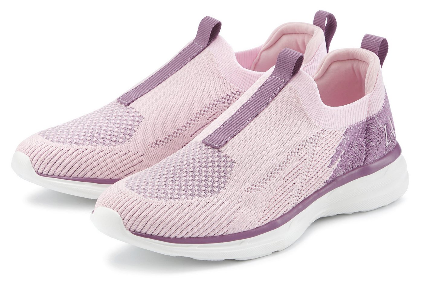 LASCANA ACTIVE Turnschuhe, Slip-On-Sneaker, Slipper, Freizeitschuh, ultraleicht und bequem zum Reinschlüpfen VEGAN
