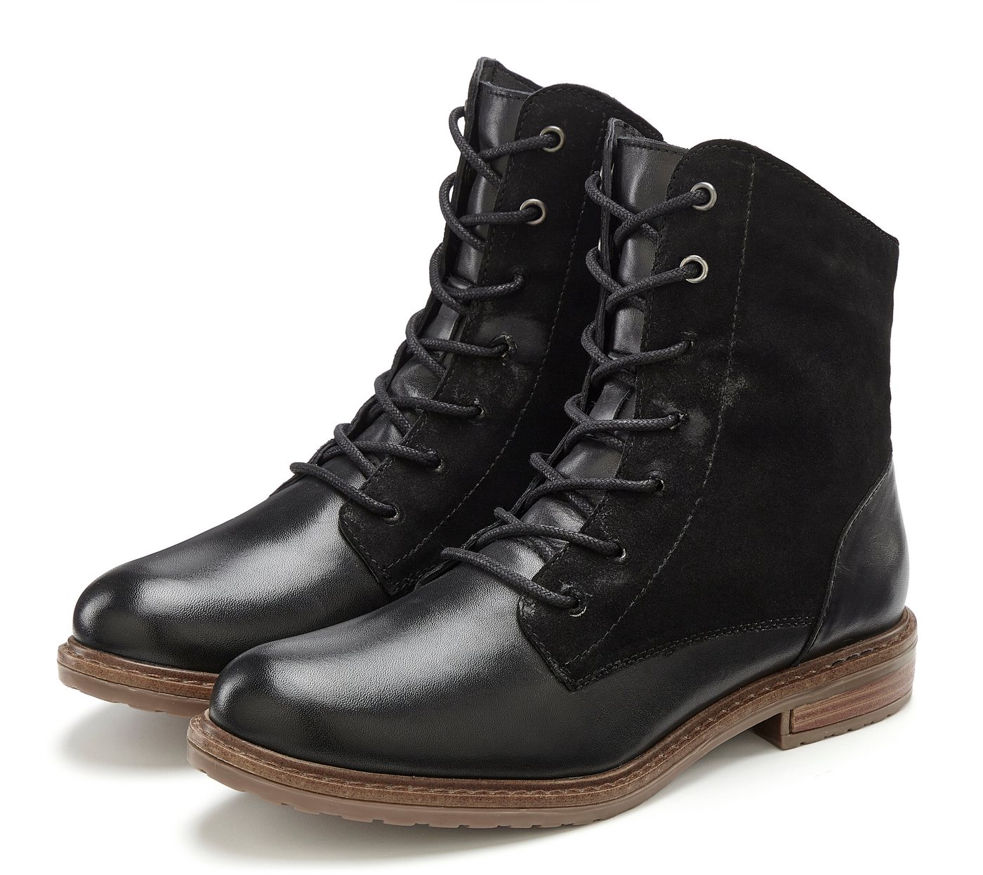 Lascana Boots Stiefelette aus Leder