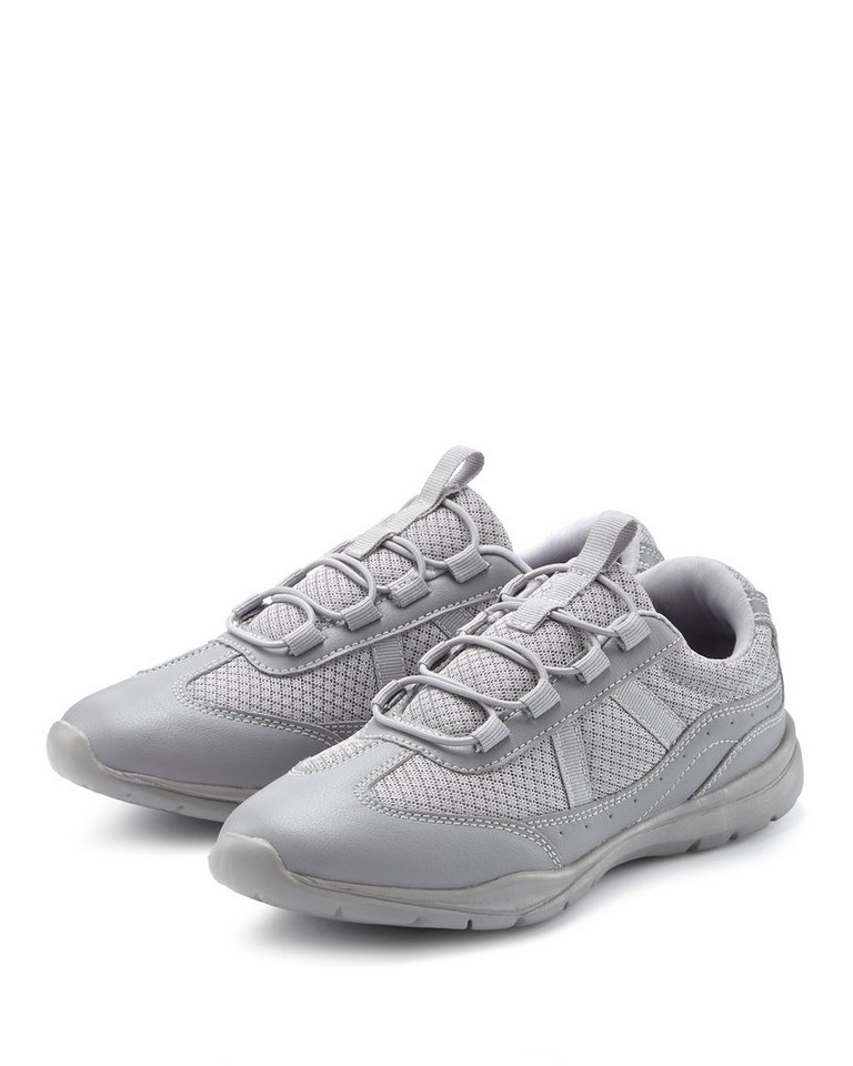 Lascana Freizeitschuh, Halbschuh, Sneaker zum Reinschlüpfen mit elastischen Schnürbändern VEGAN