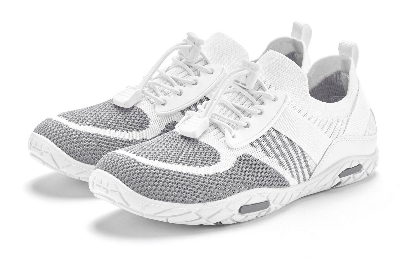 Lascana Slip-On-Sneaker, Freizeitschuh, Halbschuh superleicht, flache flexible Sohle VEGAN