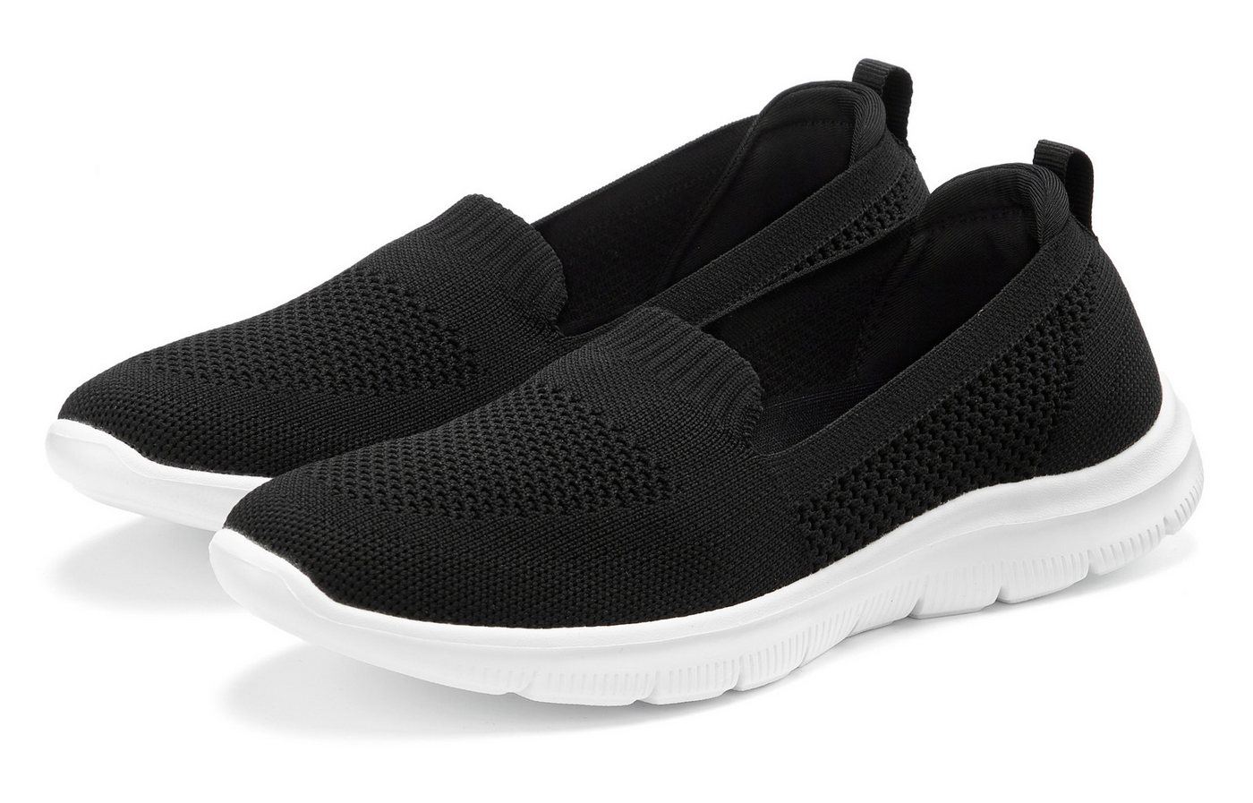 Lascana Slipper Sneaker, Halbschuh, ultraleicht zum Reinschlüpfen VEGAN