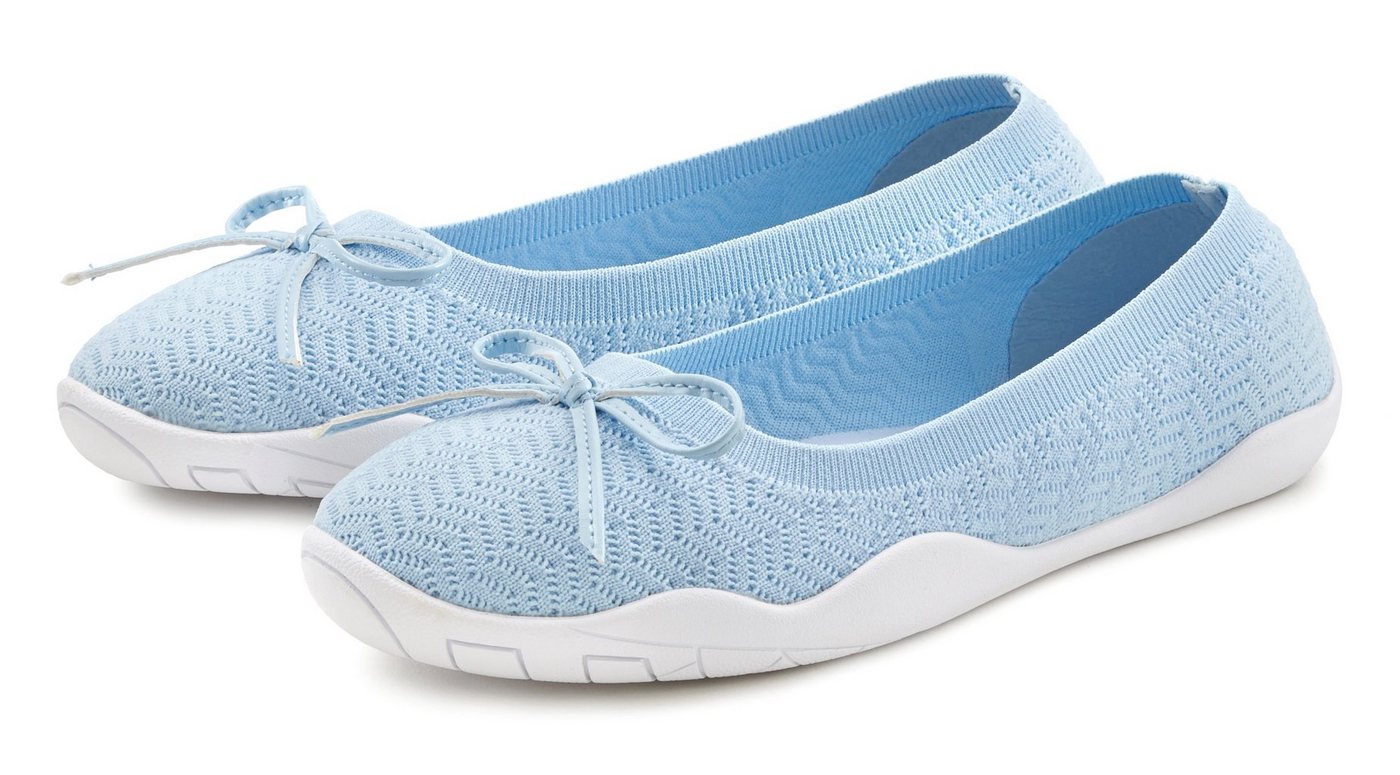 Lascana Sneaker Ballerinas Slipper, Halbschuh, ultraleicht zum Reinschlüpfen VEGAN