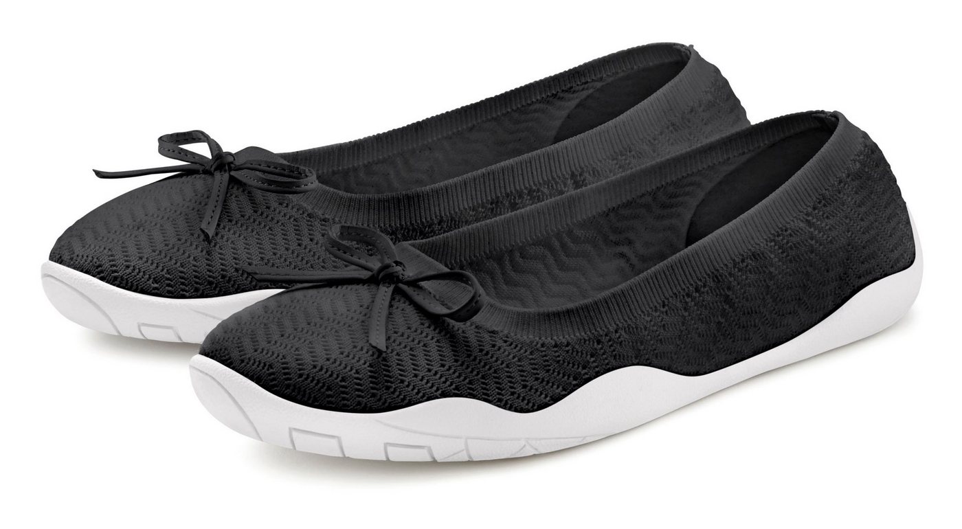 Lascana Sneaker Ballerinas Slipper, Halbschuh, ultraleicht zum Reinschlüpfen VEGAN