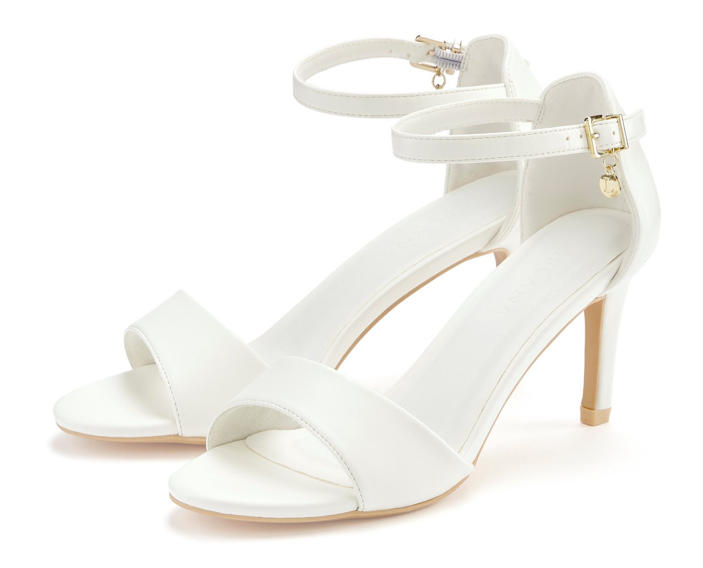 Lascana Sommerschuh High-Heel-Sandalette Sandale, Sandalette, Riemchensandalette VEGAN