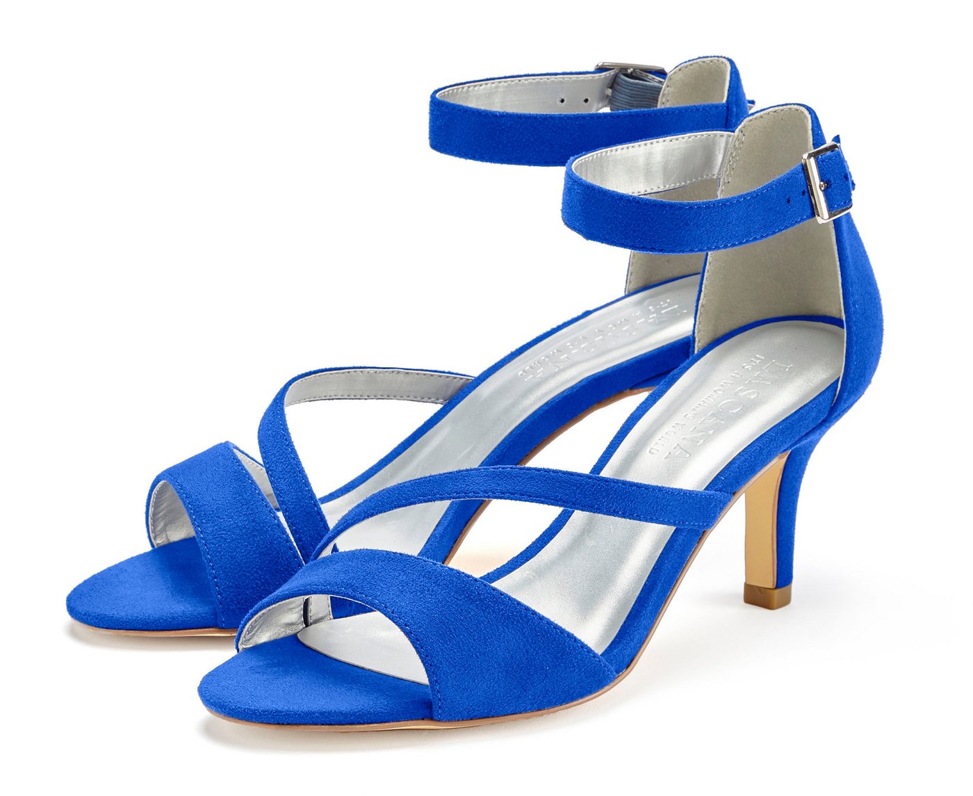 Lascana Sommerschuh Sandalette High-Heel-Sandalette,Riemchensandalette,Sommerschuh mit Riemchen VEGAN