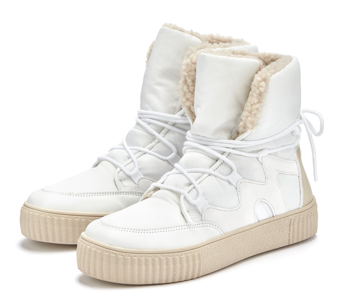 Lascana Winterboots mit Warmfutter, Snowboots, Schnürstiefelette, Winterstiefel