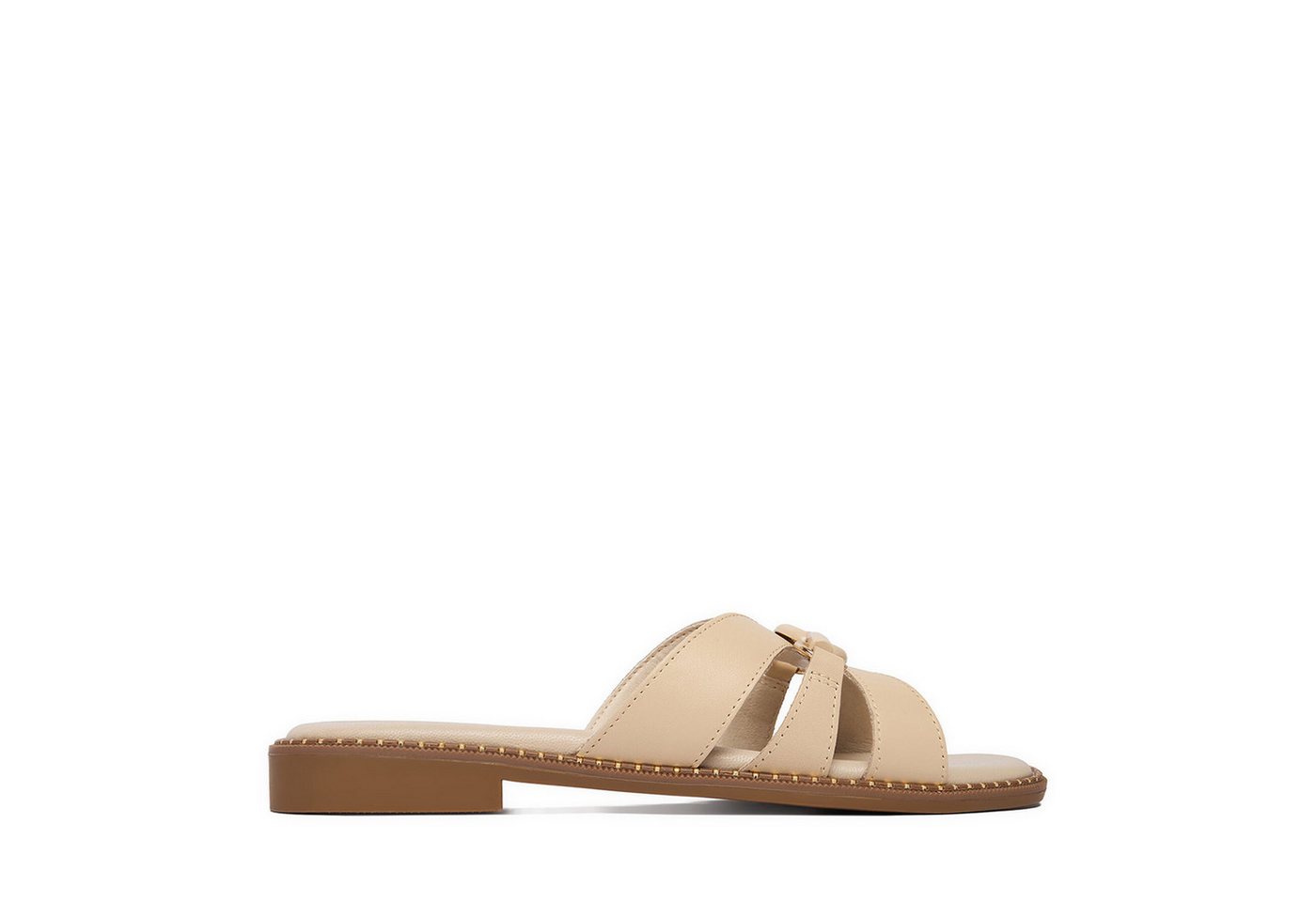 LASOCKI Damen Flip-Flops Beige Badepantolette