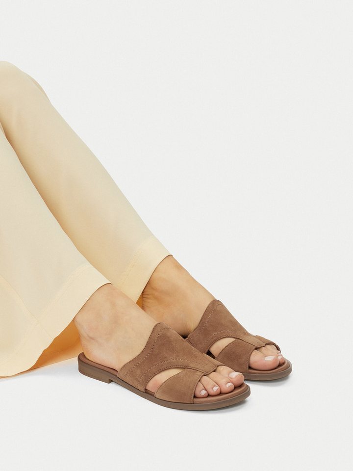 LASOCKI Damen-Flip-Flops Beige WI23-FOXI-57 Badepantolette