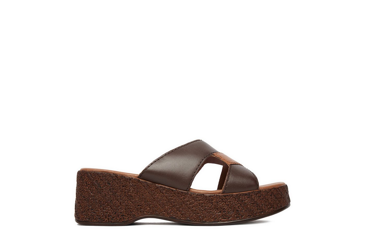 LASOCKI Damen-Flip-Flops Braun Badepantolette (braun)