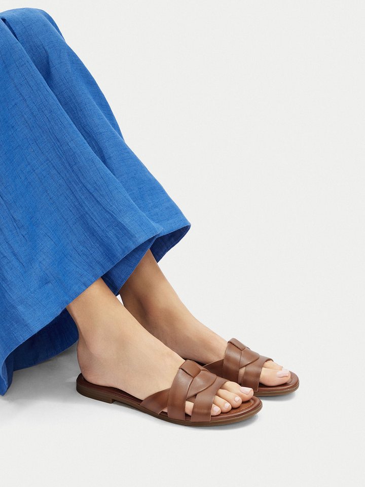 LASOCKI Damen Flip-Flops Braun WI23-RUPIA-02 Badepantolette