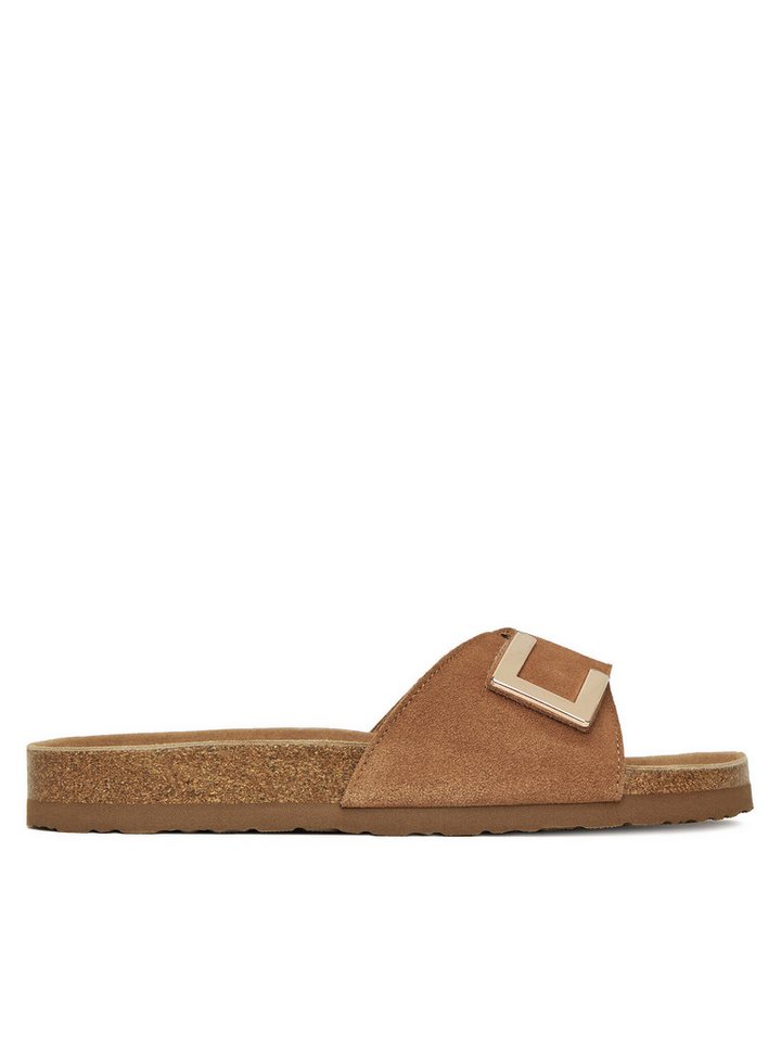 LASOCKI Damen Flip-Flops Braune Lasocki-CEO-HYSC0122056-1 Camel Badepantolette