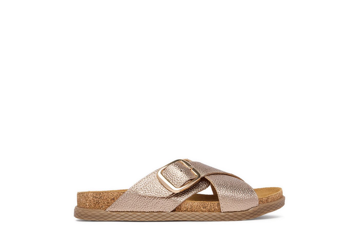 LASOCKI Damen-Flip-Flops Gold Badepantolette (gold)