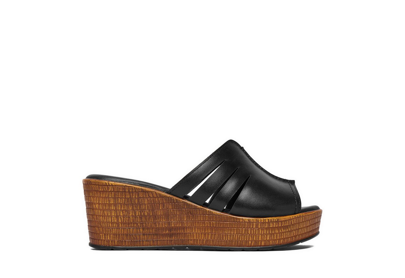 LASOCKI Damen-Flip-Flops, Schwarz Badepantolette