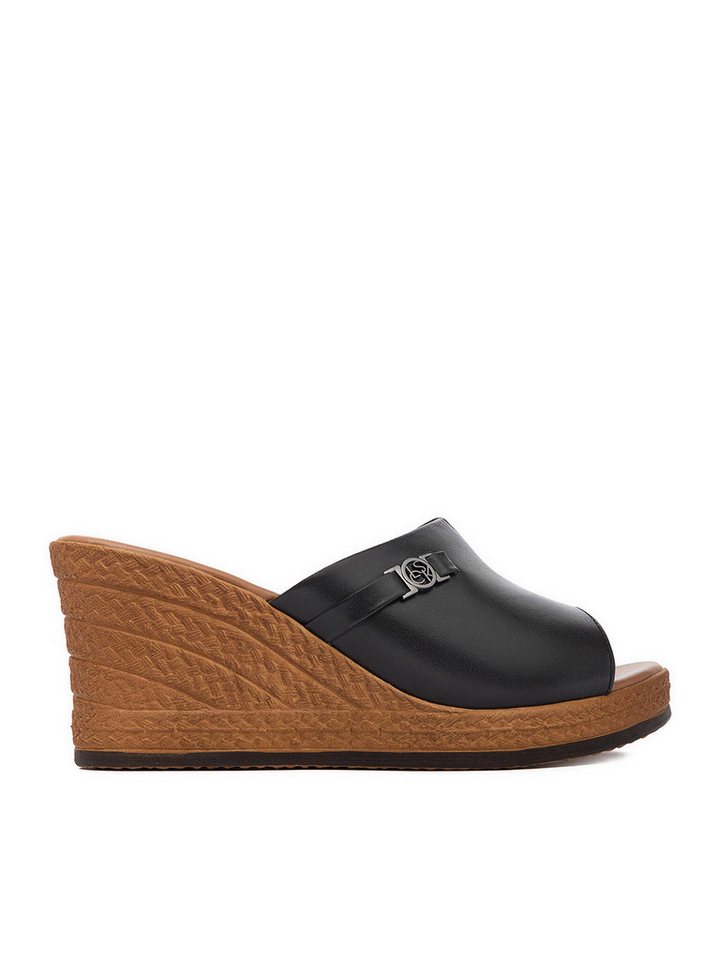 LASOCKI Damen-Flip-Flops Schwarz Lasocki-CEO-WI23-283-13 Schwarz Badepantolette