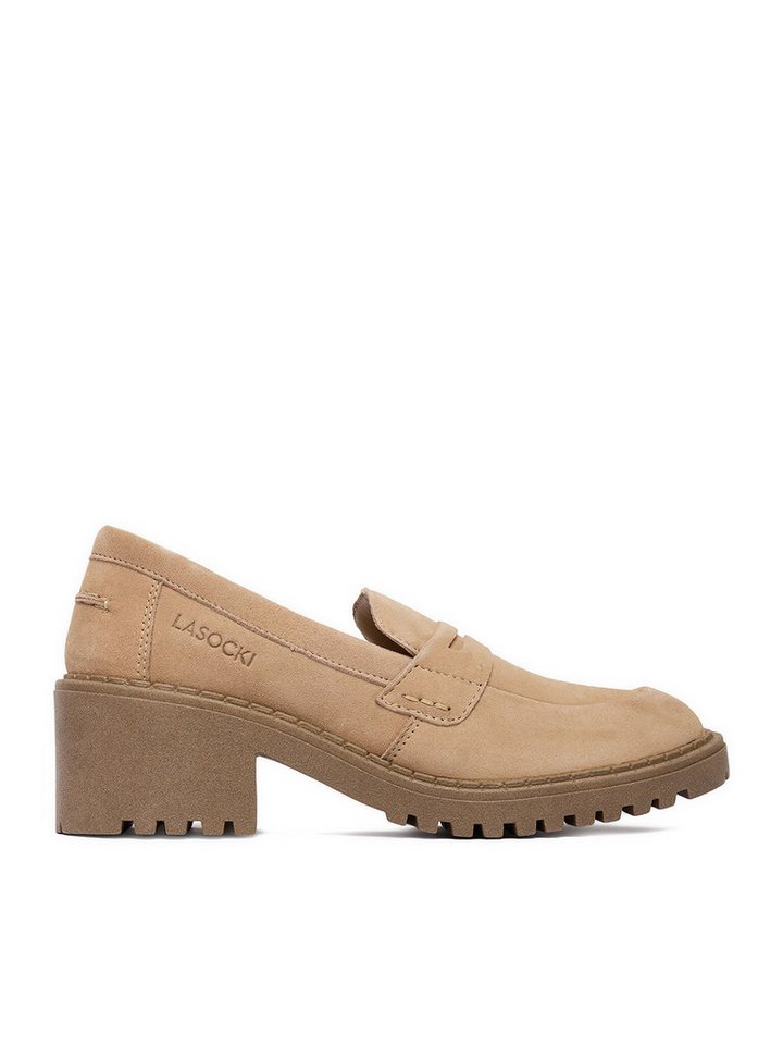 LASOCKI Damen-Loafers Beige Lasocki-CEO-WB-RONA-33 Beige Mokassin