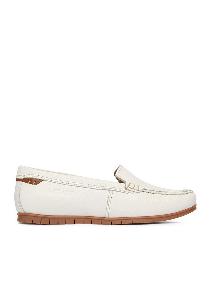 LASOCKI Damen-Loafers Weiß Lasocki-CEO-WB-MADONNA-11 Weiß Mokassin