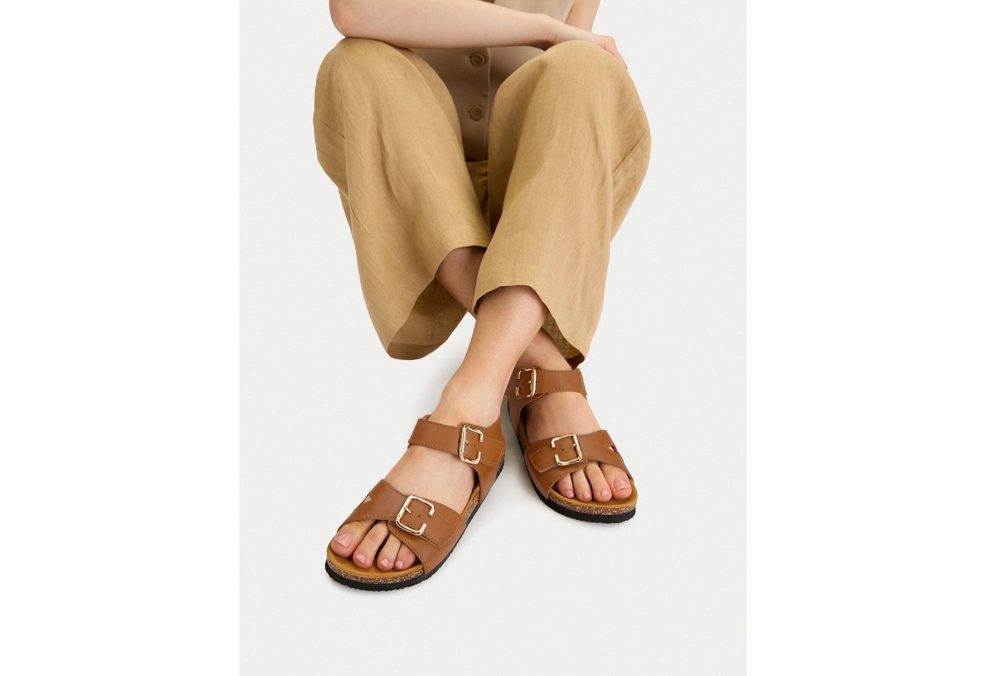 LASOCKI Damen Sandalen Braun Sandale (braun)