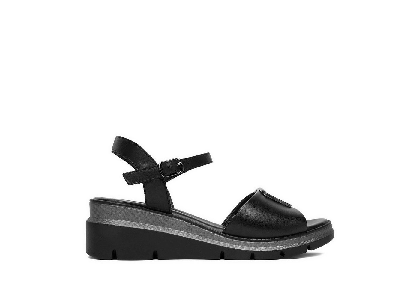 LASOCKI Damen-Sandalen Schwarz Sandale (schwarz)