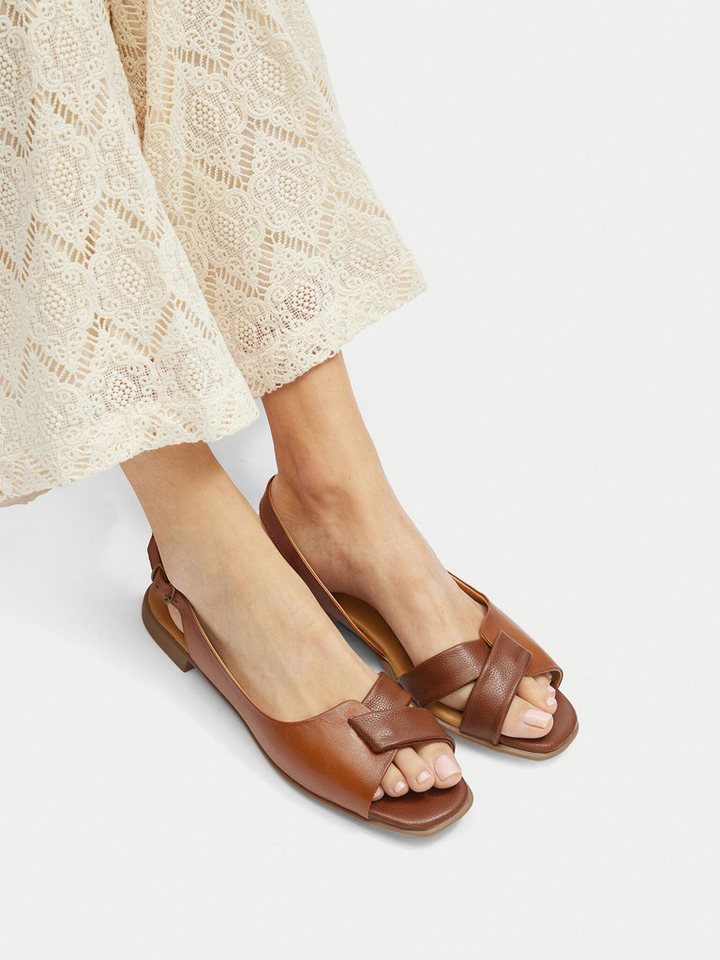 LASOCKI Damen Sandals Braun WI23-FLOWER-03 Sandale