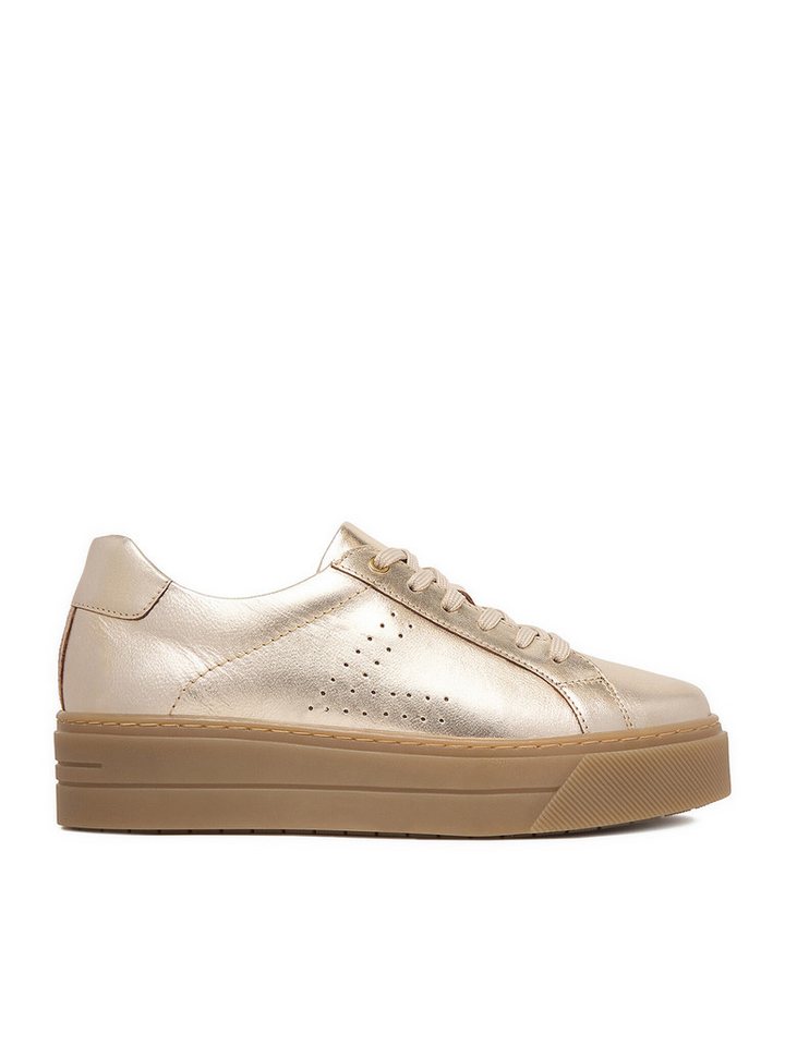 LASOCKI Damen-Sneakers Gold Lasocki-CEO-WI23-LUCCIANA-02 Gold Sneaker