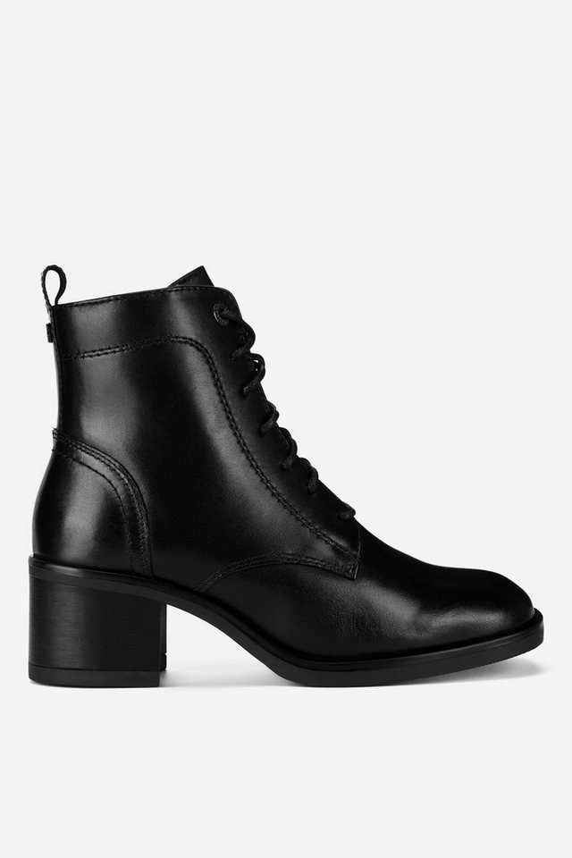 LASOCKI Damen Stiefel – Schwarze klassische Stiefeletten aus Leder Stiefel