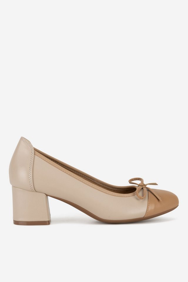 LASOCKI Elegante Damen Pumps Lasocki WYL4060-3Z – Natur / Beige Pumps