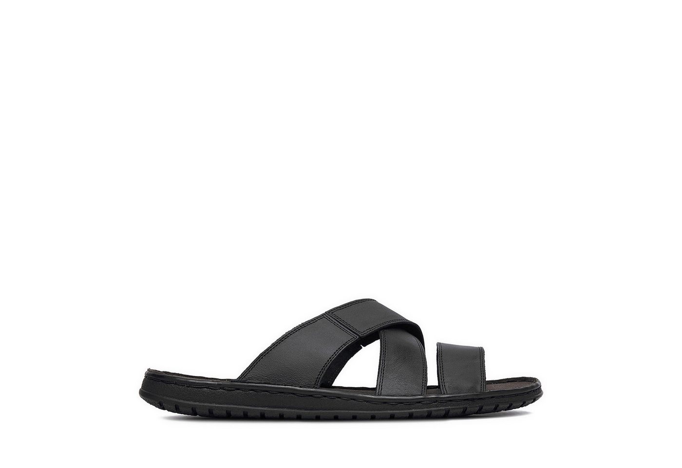 LASOCKI Herren-Flip-Flops Schwarz Badepantolette