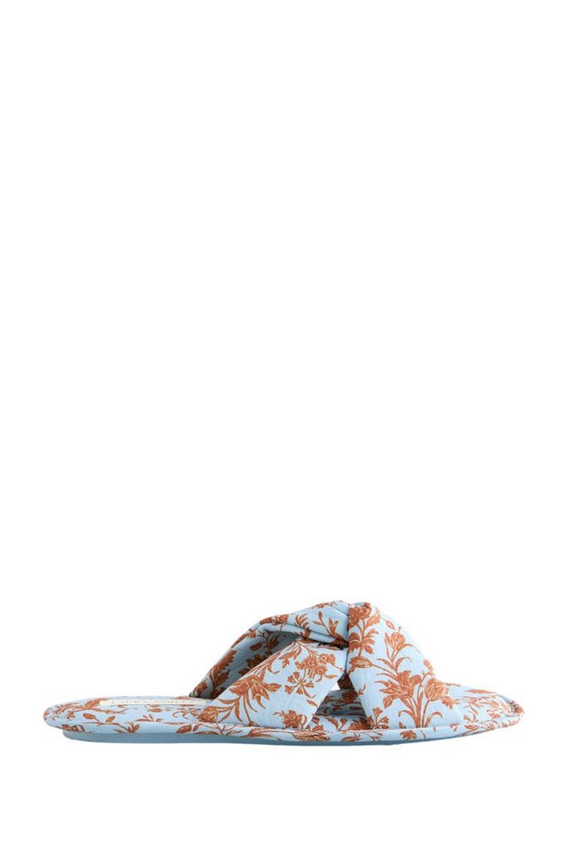 Laura Ashley zehenfreie Hausschuhe mit Lloyd-Print Hausschuh (1-tlg)