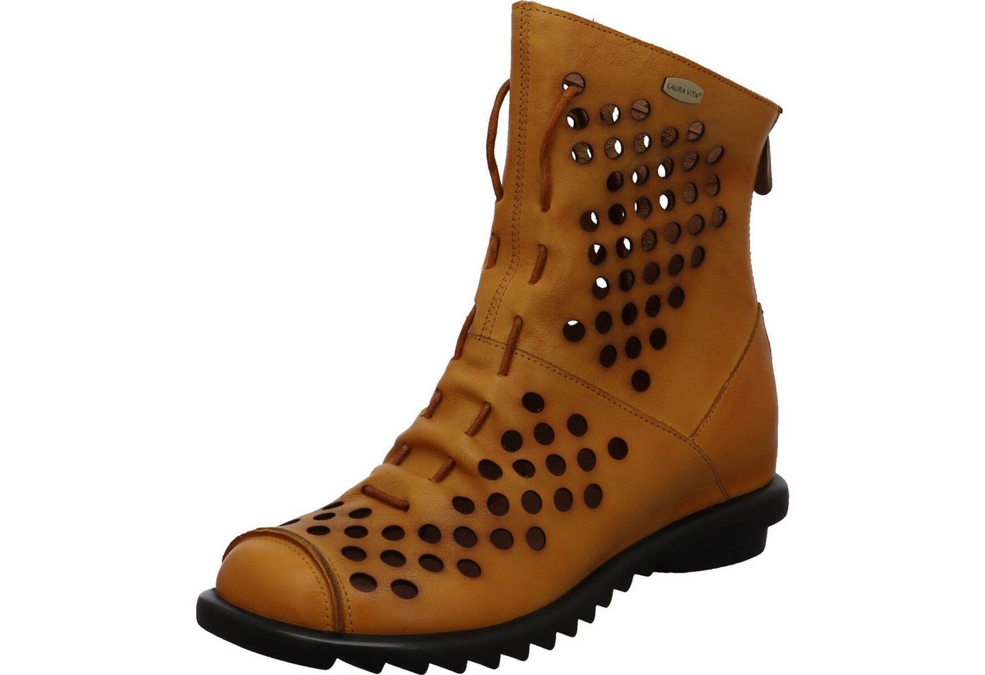 laura vita Cyrielle 11 Schnürstiefelette (gelb)