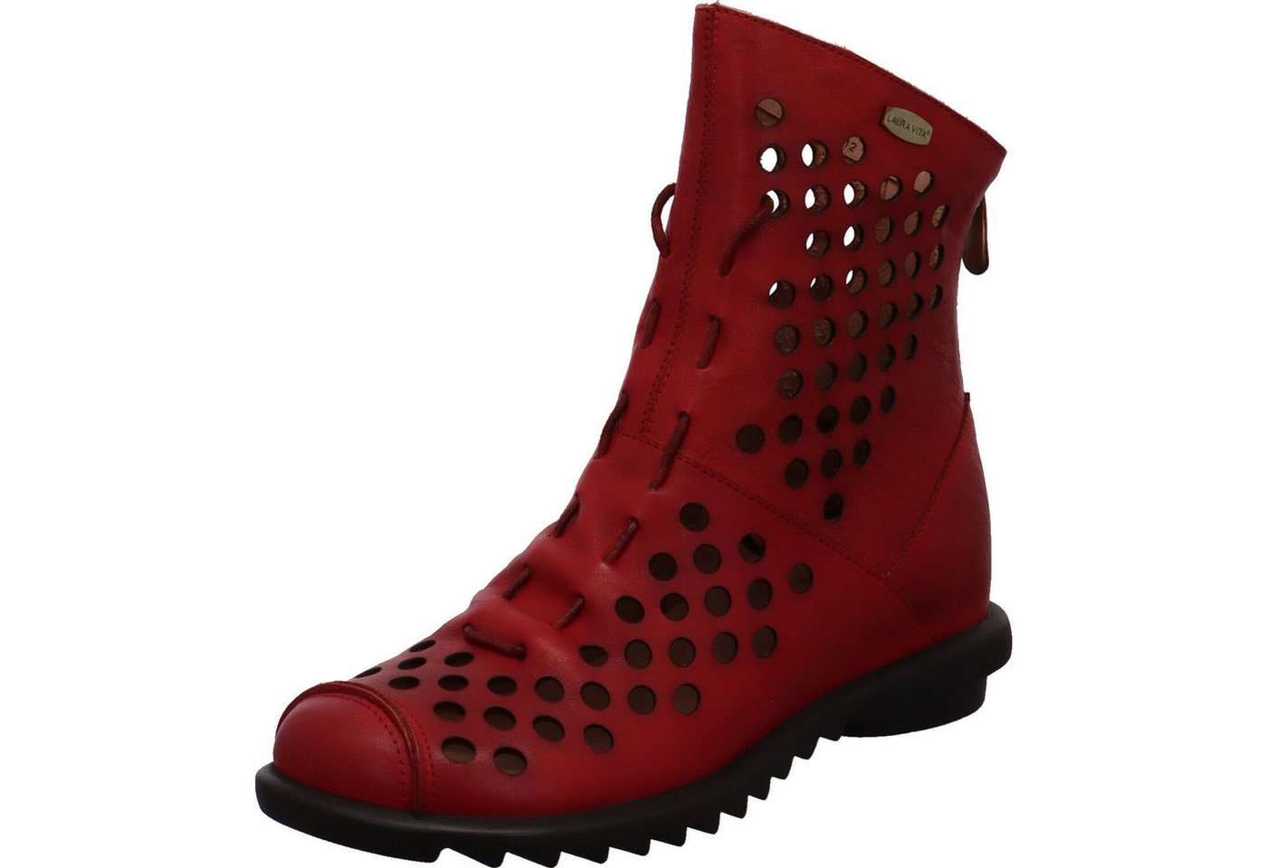 laura vita Cyrielle 11 Schnürstiefelette (rot)