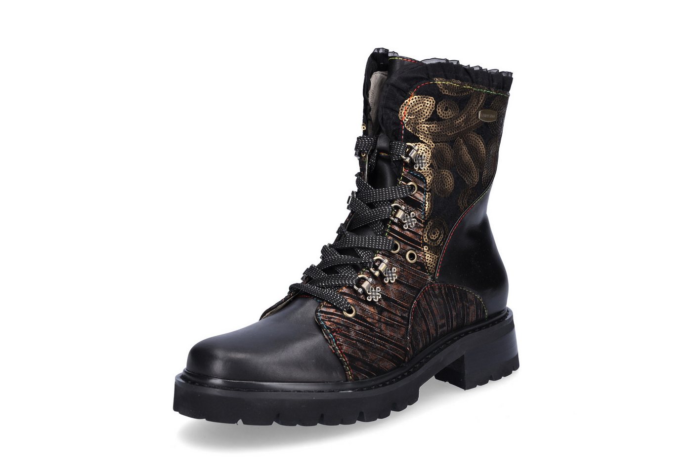 laura vita Damen Schnürboot Kouleo 16 schwarz Schnürboots