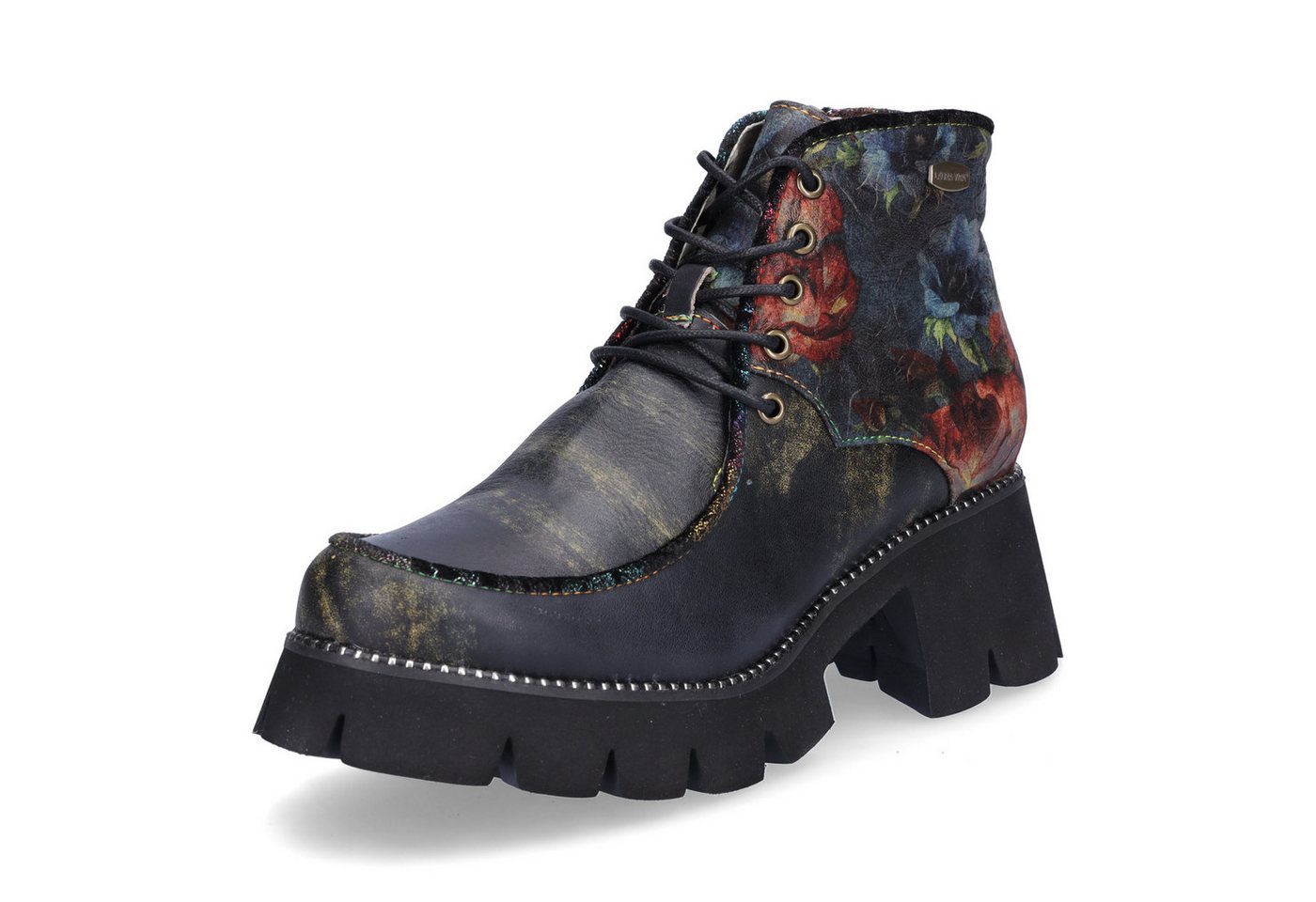 laura vita Damen Schnürboot Omio 65 schwarz Schnürboots