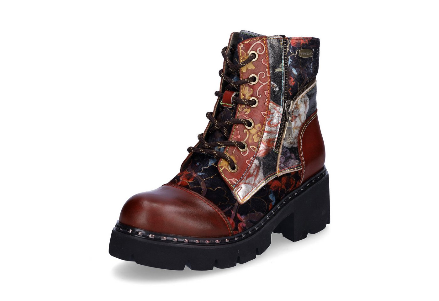 laura vita Damen Schnürboot rot Schnürboots