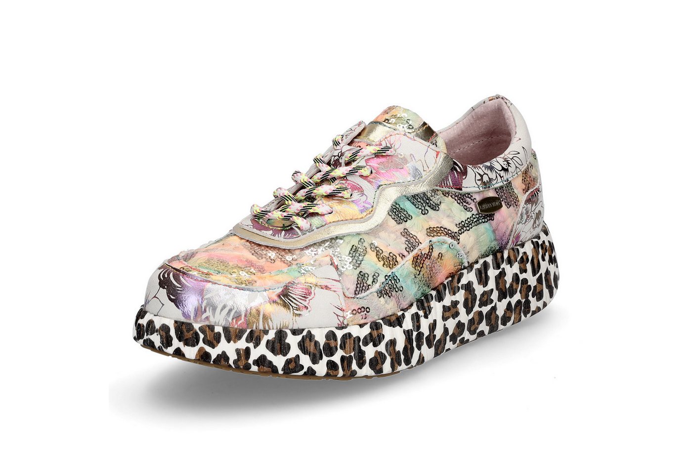 laura vita Damen Sneaker beige Sneaker