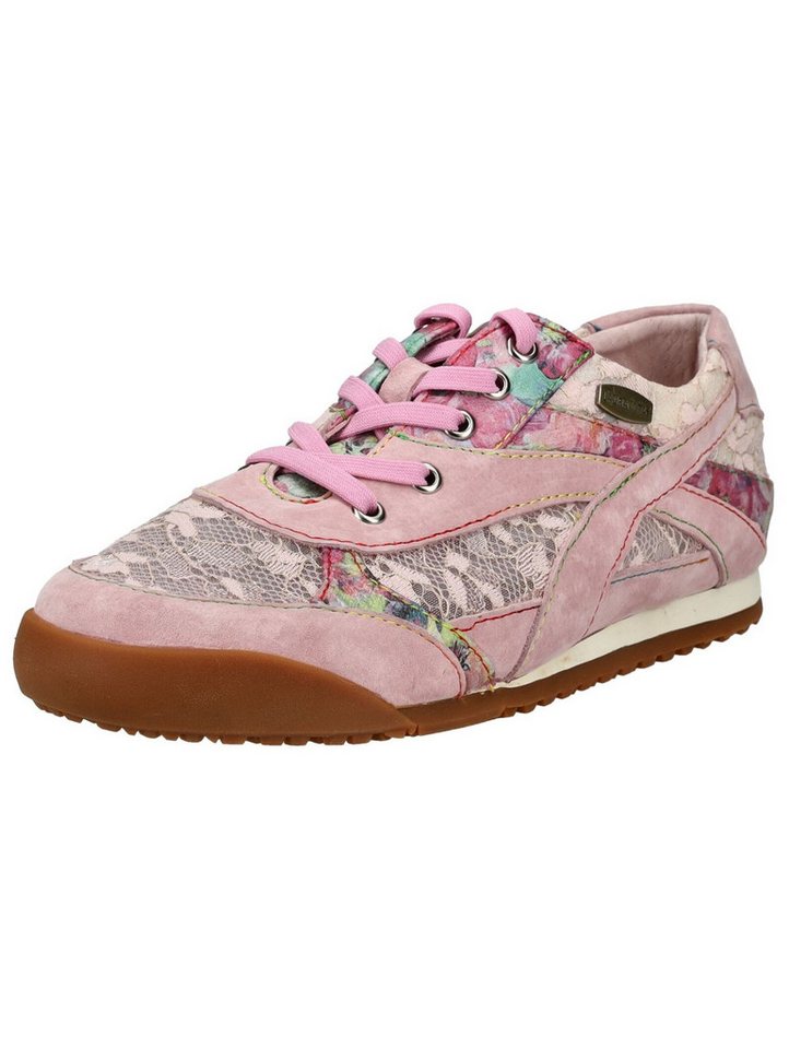 laura vita Halbschuhe Leder/Textil Schnürschuh (rosa)