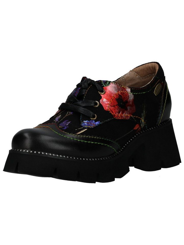 laura vita Halbschuhe Leder/Textil Schnürschuh