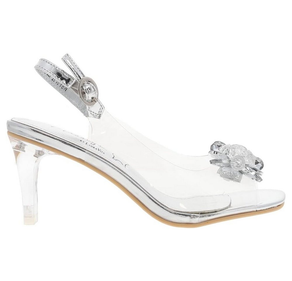 laura vita Misstyl by Laura Vita - MIRA 01 BLANC - Silber Sandalette
