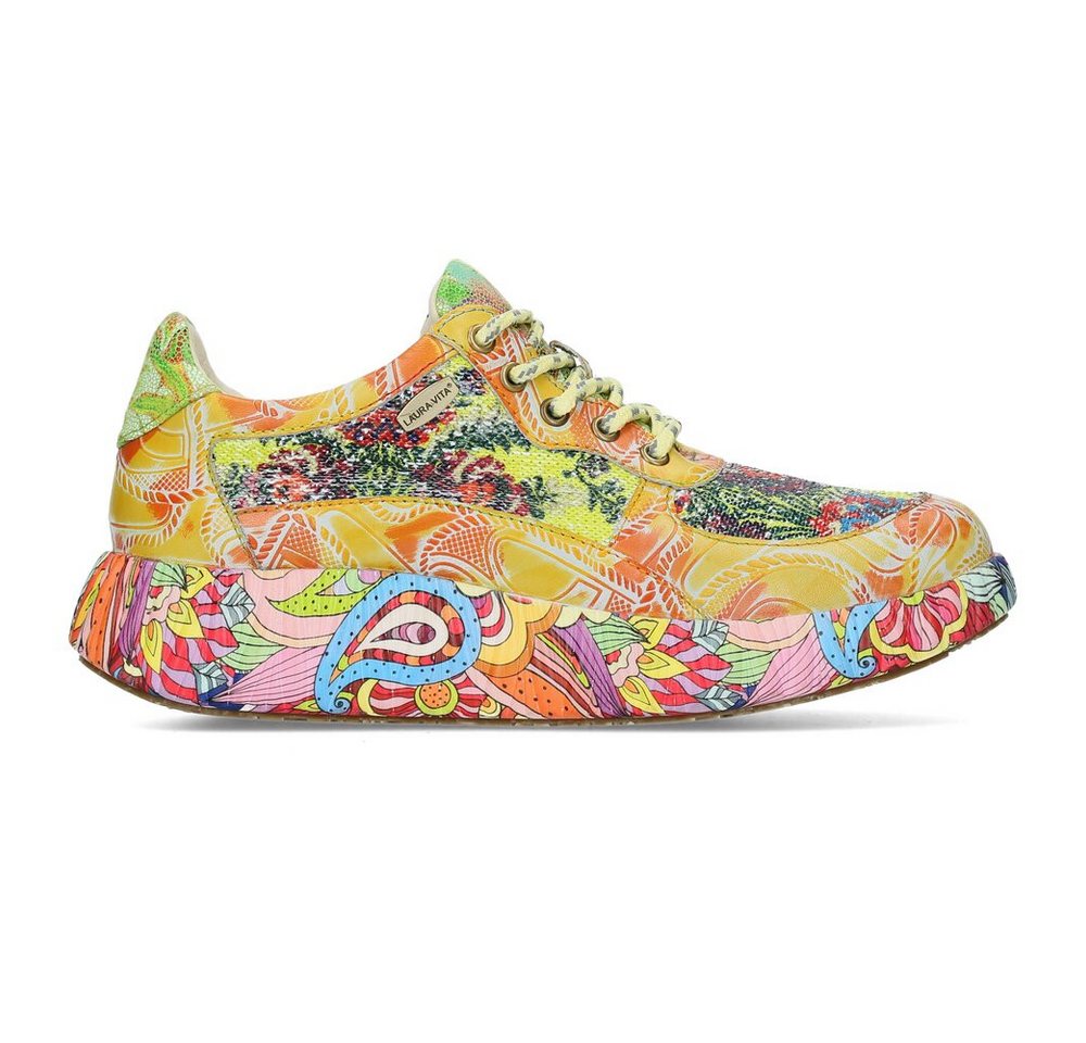 laura vita - NIKITO 02 JAUNE - Gelb,Mehrfarbig Schnürschuh