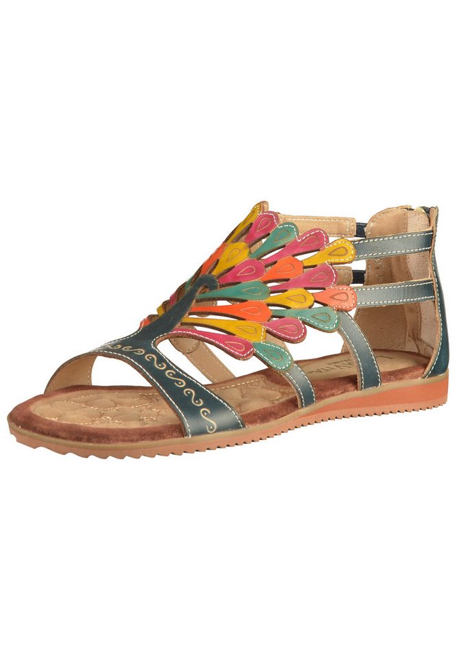 laura vita Sandalen Leder Riemchensandale (bunt)