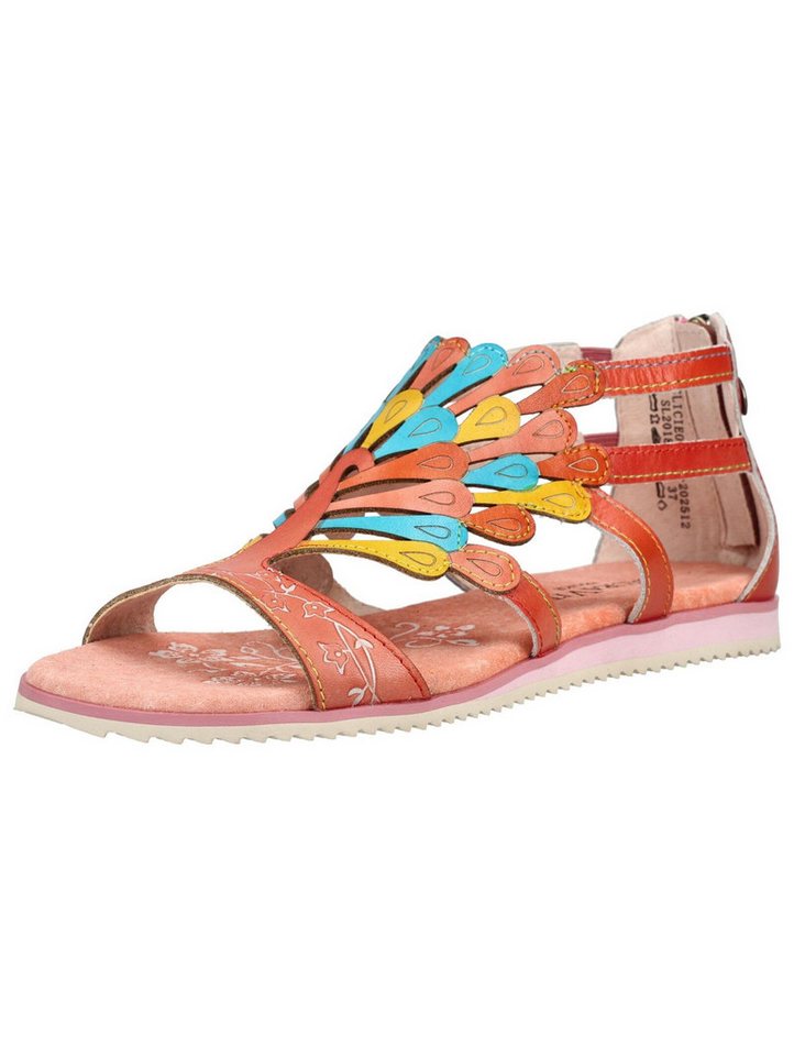 laura vita Sandalen Leder Riemchensandale (orange)
