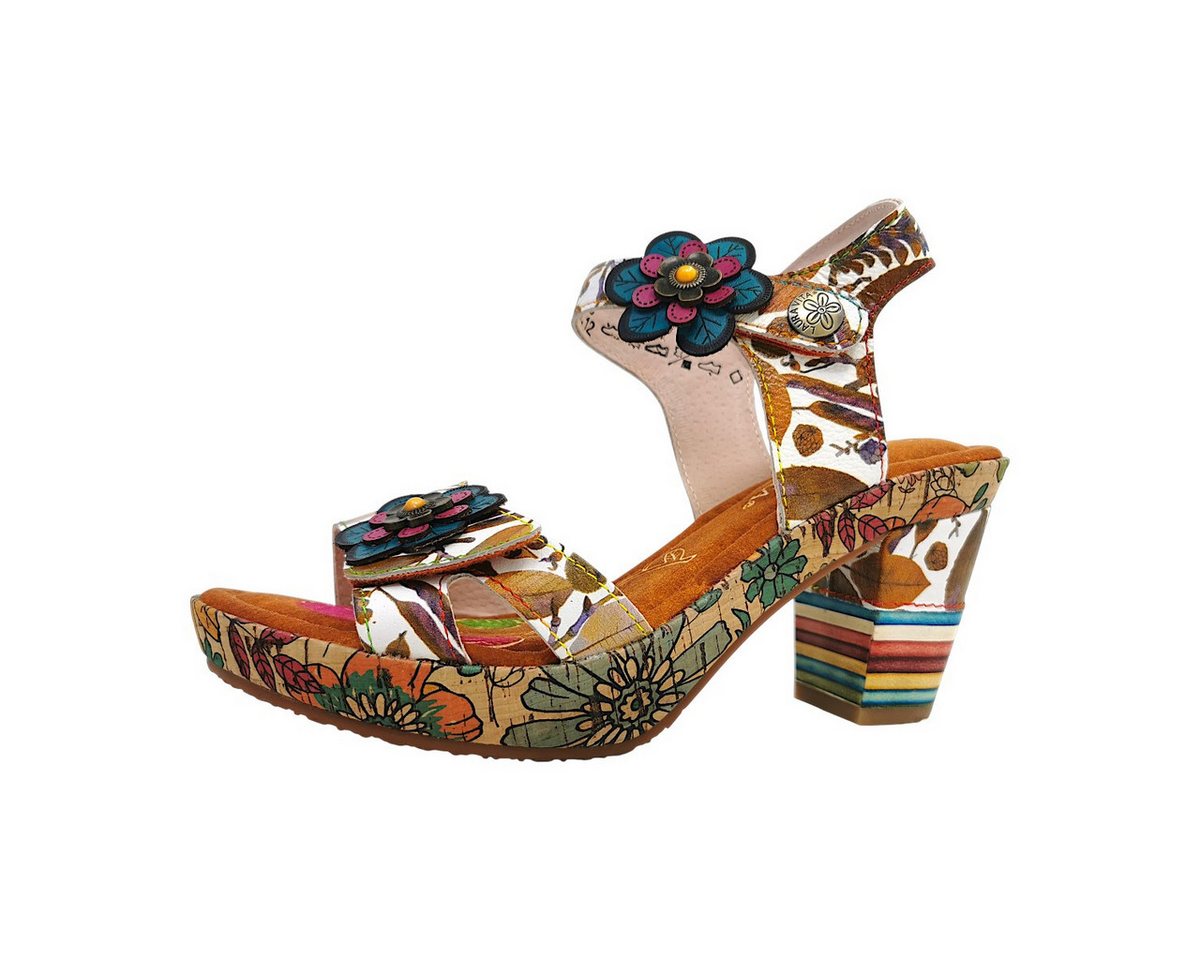 laura vita Sandalette Plateausandale (braun)